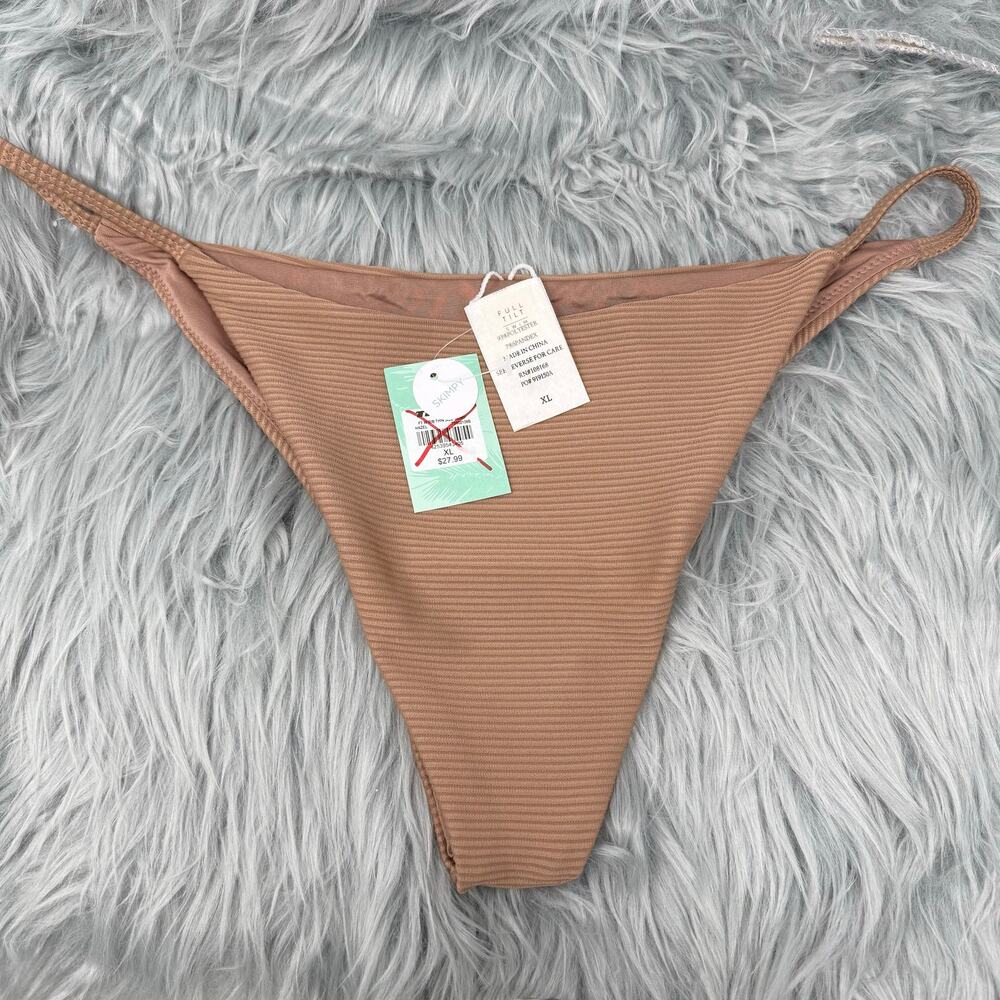 XL NWT Full Tilt Bikini Bottoms, Hazelnut